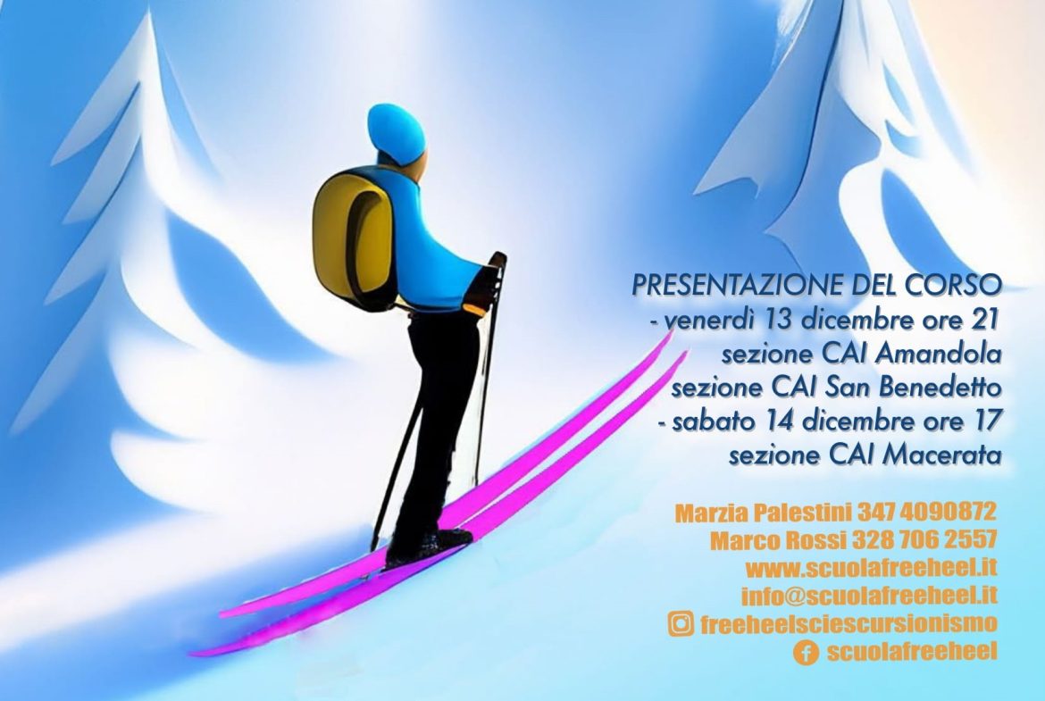 Dal 25 gennaio al 9 marzo 2025 – Corso di Sciescursionismo Base (SE1)
